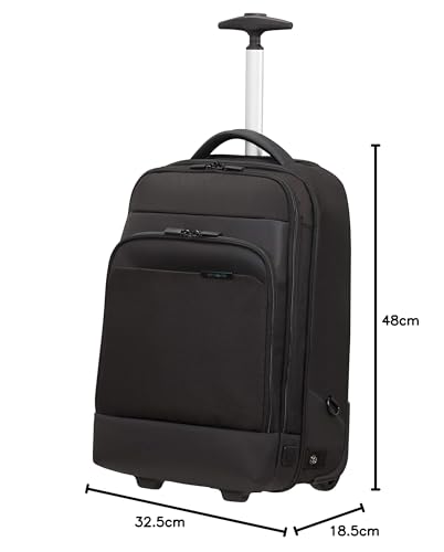 Samsonite MySight - 17.3 Inch Laptop Backpack With Wheels, 48  U200B U200BCM, 25.5 L, Black (Black)