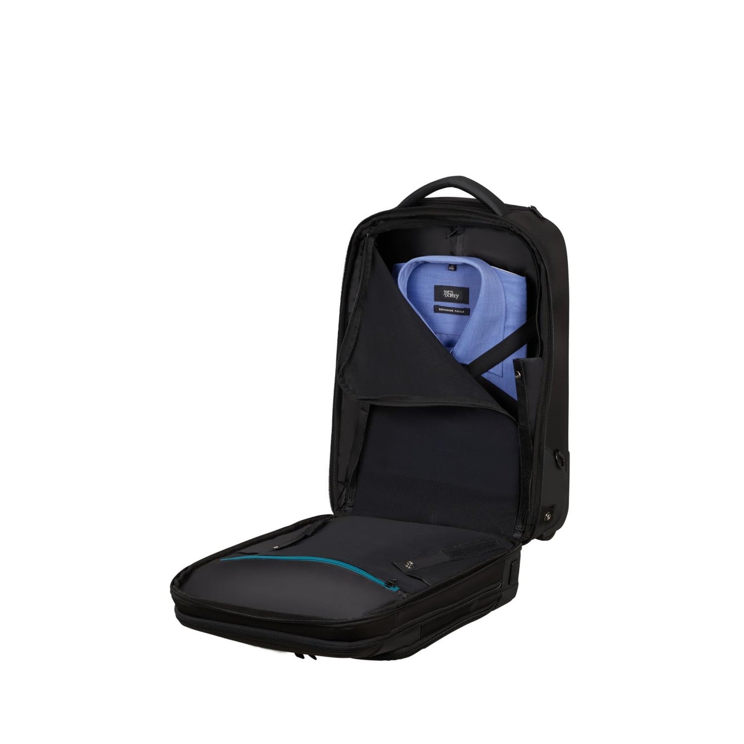 Samsonite MySight - 17.3 Inch Laptop Backpack With Wheels, 48  U200B U200BCM, 25.5 L, Black (Black)