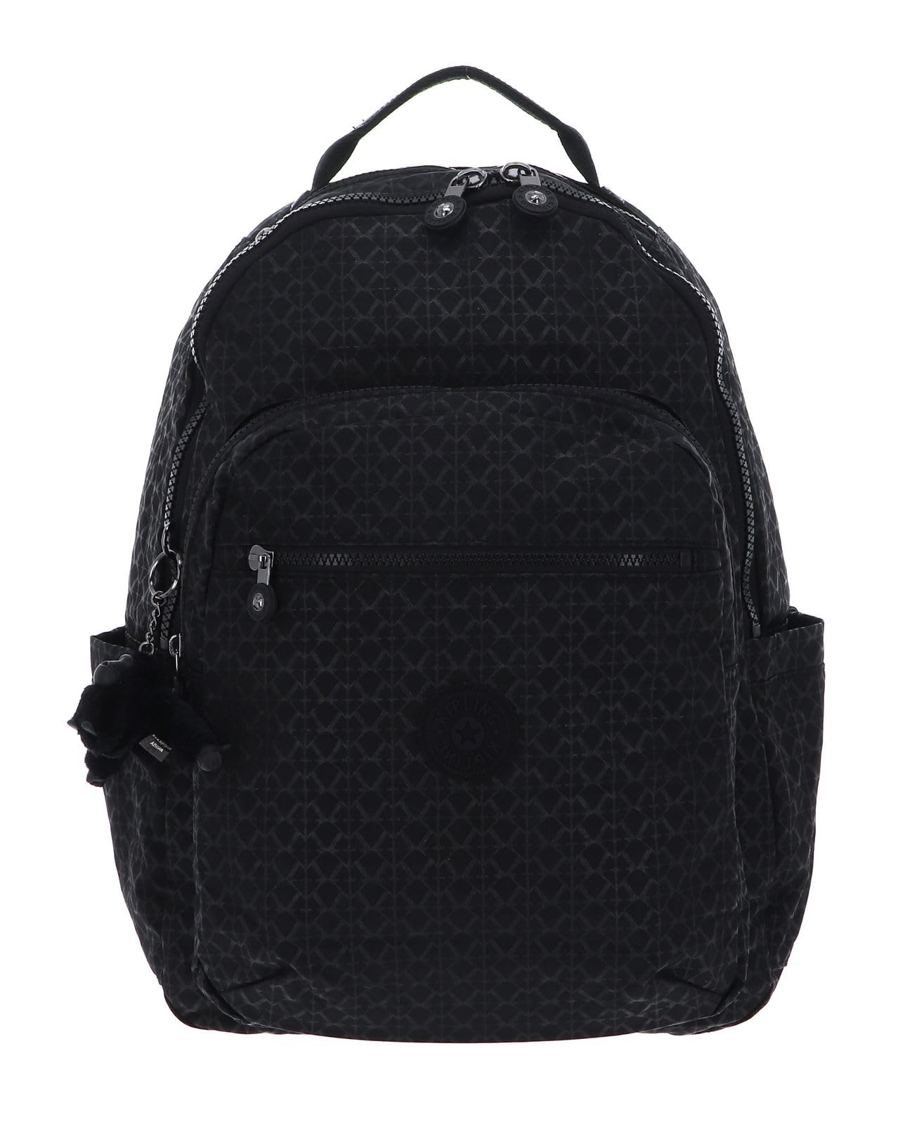 Kipling SEOUL Large Backpack, Signature Emb (Black)