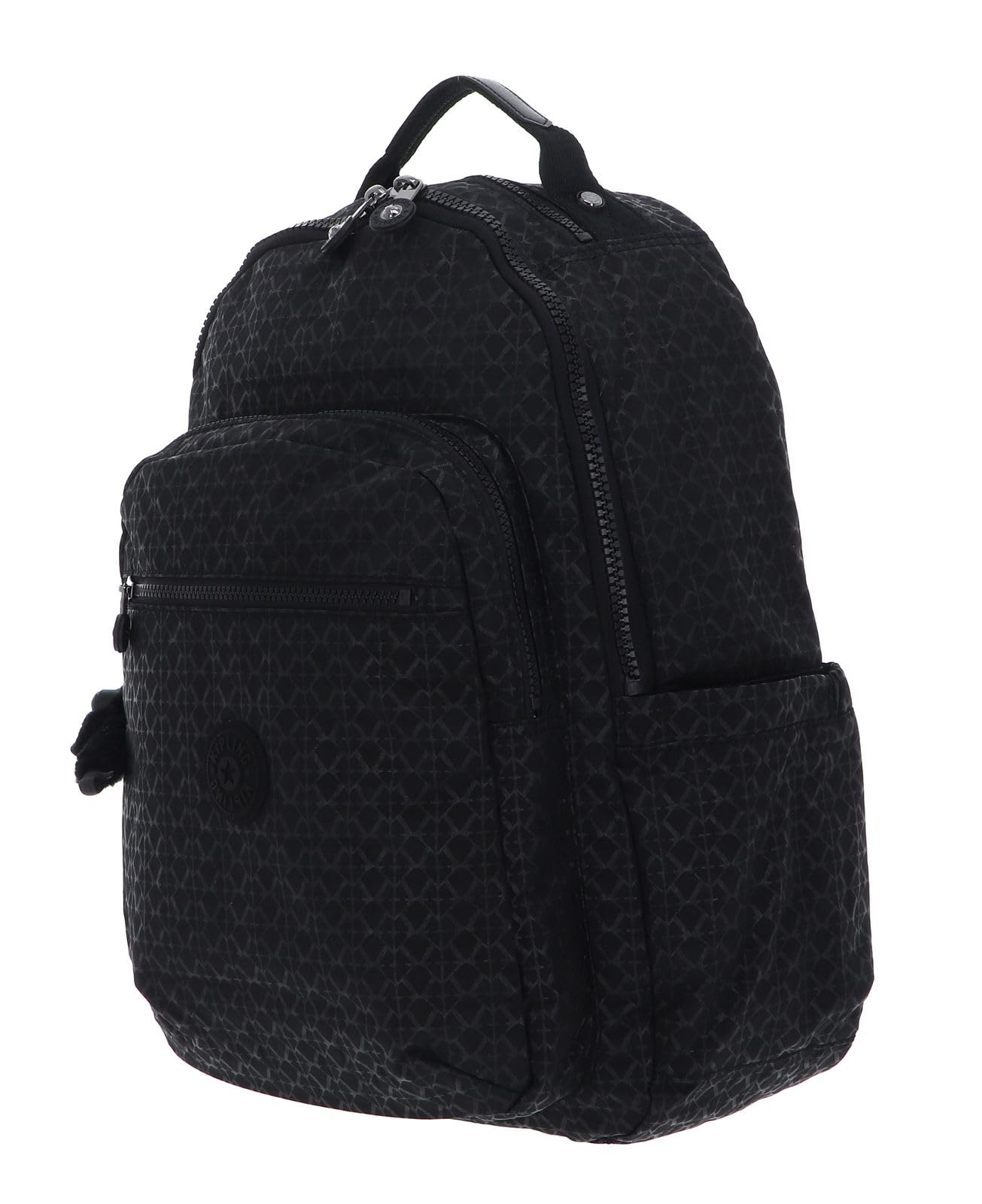 Kipling SEOUL Large Backpack, Signature Emb (Black)