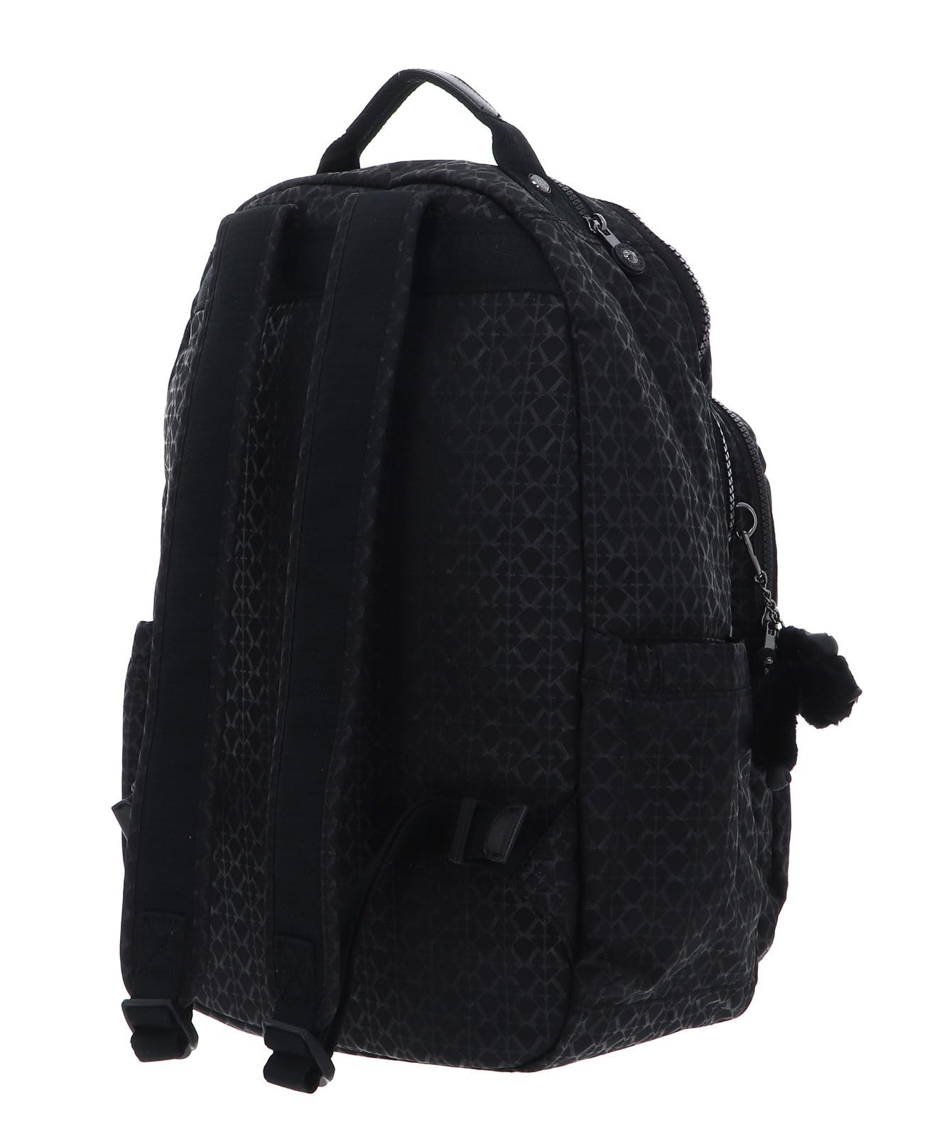 Kipling SEOUL Large Backpack, Signature Emb (Black)