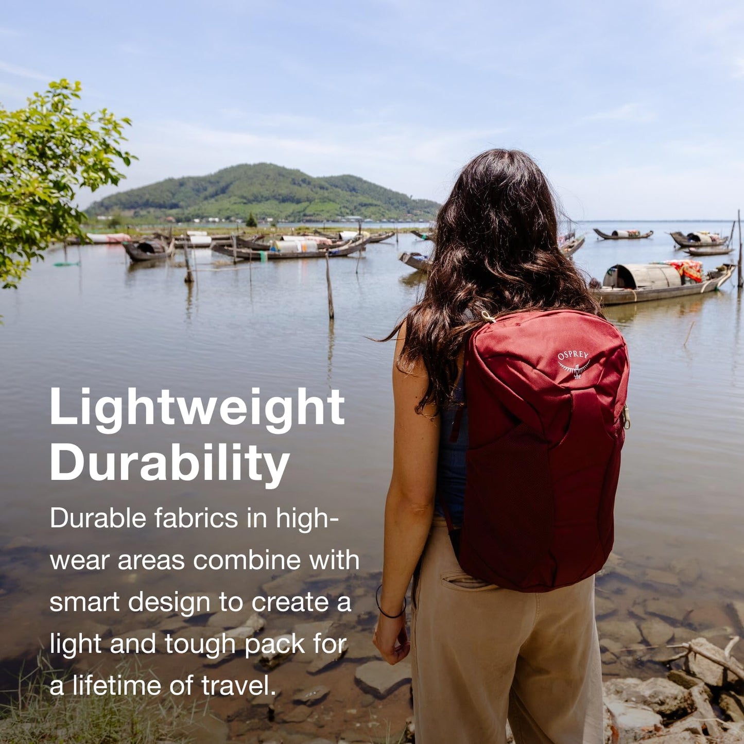 Osprey Farpoint/Fairview Unisex Travel Daypacks - Breathable backpanel - Mesh Pockets - Laptop or Hydration Sleeve - Detachable with series packs - Bluesign approved materials