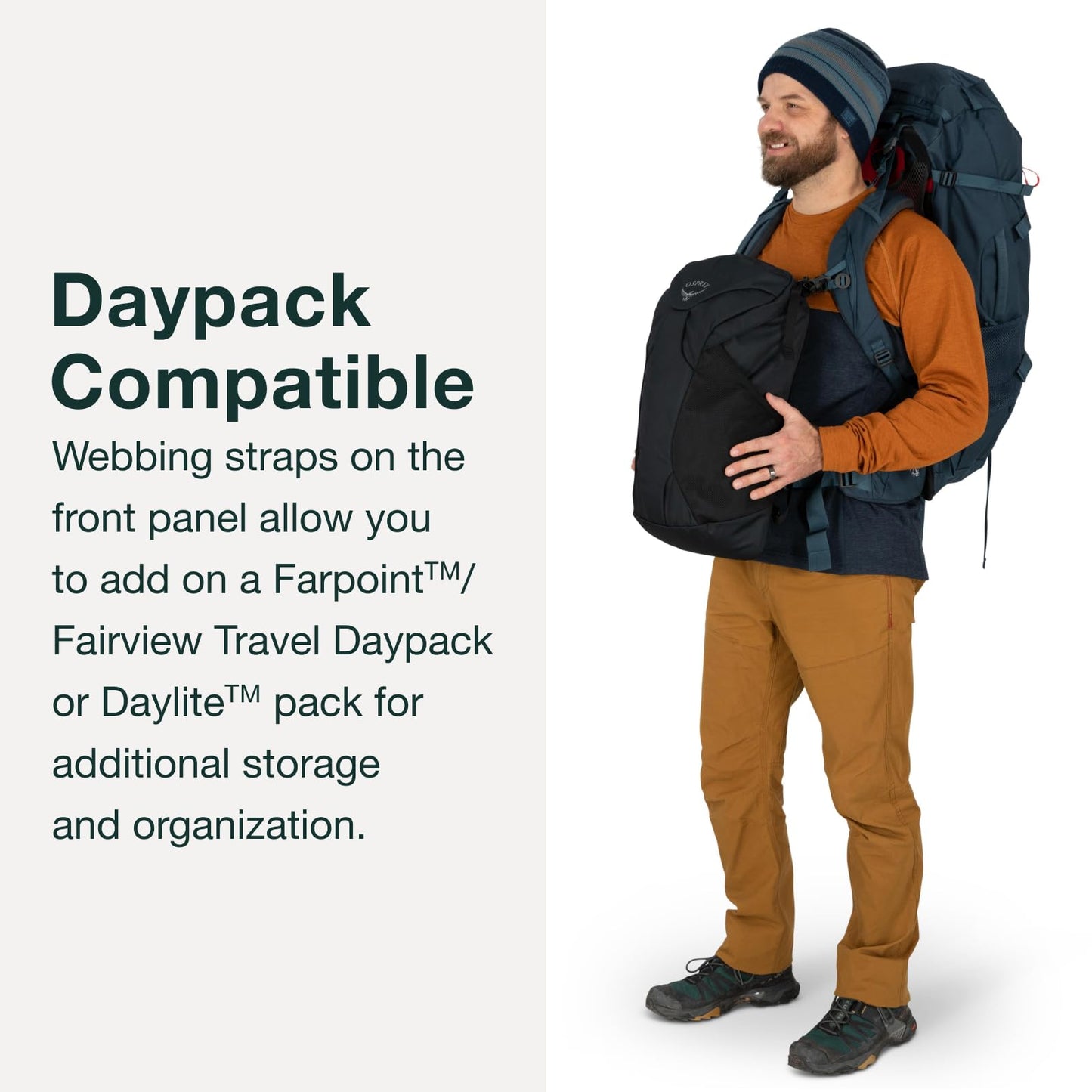 Osprey Farpoint Men's Backpack, 75L, Muted Space Blue, O/S