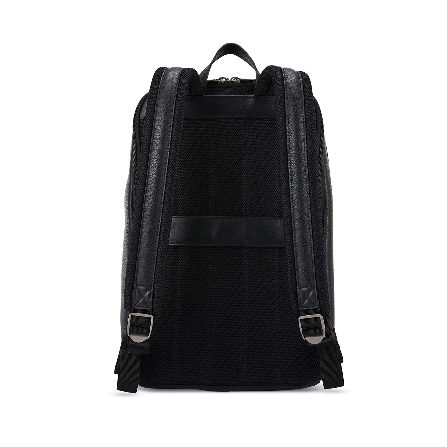 Samsonite Classic Leather Slim Backpack, Black, One Size, Classic Leather Slim Backpack