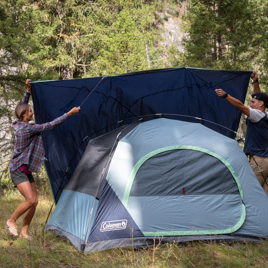 Coleman Skydome Camping Tent with 5 Minute Setup, Rainfly & Carry Bag